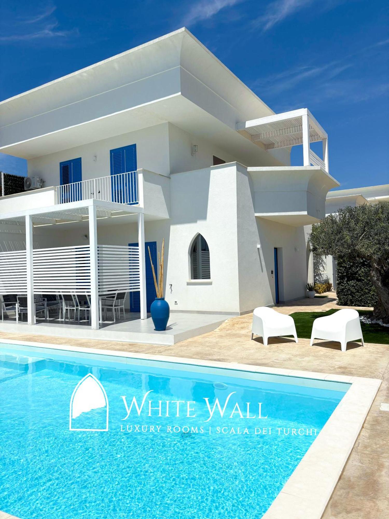 White Wall Luxury Rooms Scala Dei Turchi Realmonte Εξωτερικό φωτογραφία